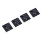 MRNHA 100 pieces auto-adhesif cable attache base support 20 x 20 x 6mm
