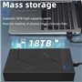 MULOUTSPO Boîtier de Disque Dur 3.5 Pouces avec Interface USB 3.0 pour Disque Dur SATA - Boîtier pour Disque Dur SSD Externe - a