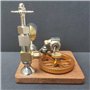 Sunmeit 1 Pièce Modèle de Moteur Stirling Vitesse Réglable avec Volant D'Inertie Vertical Physique Puissance Science Expérience 