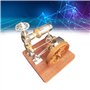 Sunmeit 1 Pièce Modèle de Moteur Stirling Vitesse Réglable avec Volant D'Inertie Vertical Physique Puissance Science Expérience 