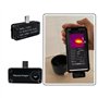 Runioney Mini Imageur Thermique Infrarouge pour TéLéPhone, Dispositif D'Imagerie Infrarouge Externe, Petite CaméRa D'Imagerie Th