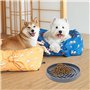 Richeyty Bol à lécher pour chiens, chats et animaux domestiques, pour aliments humides ou secs, eau, yaourt, beurre d'arachide, 