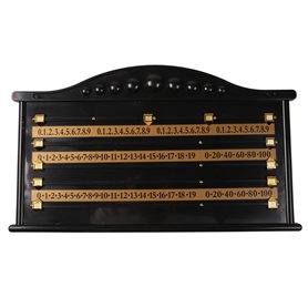 LIVASH Billard Tableau de Bord Enregistreur de Score de Billard Club de Billard Tableau D'Enregistrement de Num¨¦Ro de Calcul Ac