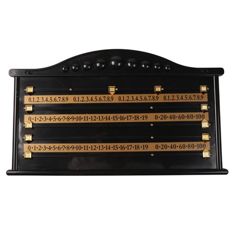 LIVASH Billard Tableau de Bord Enregistreur de Score de Billard Club de Billard Tableau D'Enregistrement de Num¨¦Ro de Calcul Ac