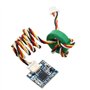 BEEOFICEPENG Storm32 BGC 32 bits 3 axes STM32 Carte contrôleur de cardan sans balais Noir PC + métal avec double gyroscope pour 
