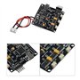 BEEOFICEPENG Storm32 BGC 32 bits 3 axes STM32 Carte contrôleur de cardan sans balais Noir PC + métal avec double gyroscope pour 