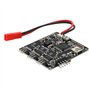 BEEOFICEPENG Storm32 BGC 32 bits 3 axes STM32 Carte contrôleur de cardan sans balais Noir PC + métal avec double gyroscope pour 