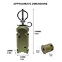 Yuattory Dispositif d'alarme périmétrique de calibre 12 avec système d'alerte précoce 22 options pour la sécurité du camping