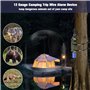 Yuattory Dispositif d'alarme périmétrique de calibre 12 avec système d'alerte précoce 22 options pour la sécurité du camping
