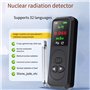 Socueny Détecteur de Radiation Nucléaire de Haute Précision, Compteur Geiger Détecteur de Radiation ABS Moniteur de Radiation Ga