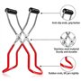 Qiaohome Kit de mise en conserve 4 pièces, 1 support de mise en conserve + 1 pince de levage de bocal + 2 entonnoirs de conserve