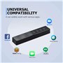 Hztuang Haut-Parleurs D'Ordinateur 3 en 1 avec Microphone et Haut-Parleur de ConféRence USB, Mini PC pour VidéOconféRence
