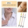Yuattory 3 Pièces Outil D'Aide au Bracelet Outil D'Aide à la Fixation de Bracelet pour Montre Collier Fermoirs Fermetures à Glis