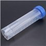 laimei 5PCS 50 ML centrifugeuse en Plastique Tube a essai Contenant Flacon autoportante Bouchon a vis