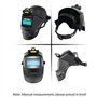 Epdpekc Masque de Soudage pour Casque de Soudage à Obscurcissement Automatique avec LumièRe LED, pour Casque de Soudeur à éNergi
