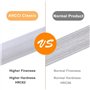 Uanratg Affûtage en acier tige ou tige d'affûtage domestique ovale, légère et durable, tige d'affûtage de chef professionnel, ai