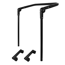 PPcdfre Chariot pliable avec poignée de poussée extensible - Accessoires pour chariot de chariot