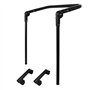 PPcdfre Chariot pliable avec poignée de poussée extensible - Accessoires pour chariot de chariot