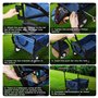 PPcdfre Chariot pliable avec poignée de poussée extensible - Accessoires pour chariot de chariot