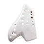 Pawnath Ocarina triple blanc - Instrument de musique - Alto C - Ocarinas Legend - Instrument de musique professionnel - Accessoi