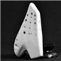 Pawnath Ocarina triple blanc - Instrument de musique - Alto C - Ocarinas Legend - Instrument de musique professionnel - Accessoi