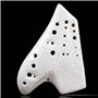 Pawnath Ocarina triple blanc - Instrument de musique - Alto C - Ocarinas Legend - Instrument de musique professionnel - Accessoi