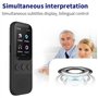PpAaJK Appareil de Traduction de Langue, Dispositif de Traduction de Langue Hors Ligne Instantané Prenant en Charge 138 Langues,