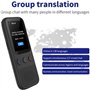 PpAaJK Appareil de Traduction de Langue, Dispositif de Traduction de Langue Hors Ligne Instantané Prenant en Charge 138 Langues,