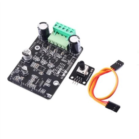 Suanzua DC 6-80V BLDC Contrôleur Moteur Brushless DC Triphasé PWM Carte Pilote Contrôle Moteur Hall Haute Puissance 1600W 20A