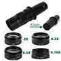 Buqpow Microscope monoculaire professionnel - Objectif auxiliaire de Barlow - 0,75 x - Filetage d'installation de 42 mm - Pour 1