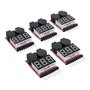 Hethlif 5 PièCes 2 en 1 1-8S Testeur de Tension de Batterie Lipo