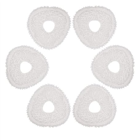 Hztuang Lot de 6 coussinets de rechange pour robot aspirateur T10 et balai Combo Machine de nettoyage de sols durs