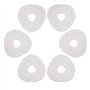 Hztuang Lot de 6 coussinets de rechange pour robot aspirateur T10 et balai Combo Machine de nettoyage de sols durs