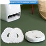 Hztuang Lot de 6 coussinets de rechange pour robot aspirateur T10 et balai Combo Machine de nettoyage de sols durs
