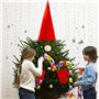 Kochenty Décoration d'arbre de Noël Articles de fête de Noël Ornements de Noël Chapeau de Noël Vacances Chapeau de Noël Ornement