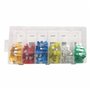 Runioney Kit de Fusibles de Voiture de 120 PièCes, Assortiment de Fusibles à Lame Standard pour Camion et Voiture, 5A 10A 15A 20
