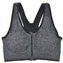 Eleery Brassière Sport Femme Soutien-gorge Top Underwear Bra Yoga Jogging Coussinets Couche Amovibles avant Zipper Elastique Sex