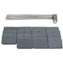 Janasiba Lot de 30 étiquettes pour plantes en ardoise - Marqueurs pour plantes - Accessoires de jardin