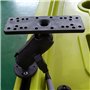 Rheross Support de Sondeur de Bateau Support de Base de Sondeur de Profondeur à 360 DegréS Support de DéTecteur de Poissons Univ