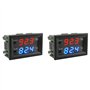 Xptieeck 2X W2809 12V AC110-220V Ligne de Sonde Contrôle de TempéRature NuméRique Thermostat D'Affichage à LED avec Instrument d