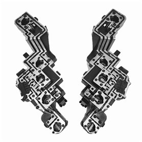 JANZU 2 PièCes Auto ArrièRe Gauche Droite Feu ArrièRe Circuit Imprimé pour 307 Hatchback 2008-2013
