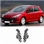 JANZU 2 PièCes Auto ArrièRe Gauche Droite Feu ArrièRe Circuit Imprimé pour 307 Hatchback 2008-2013