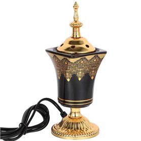 Persistence Brûleur D'Encens Électrique Vintage Arabe Encensoir Bureau Yoga Spa Ornement Prise UE