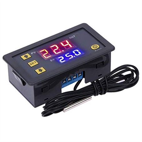 Torribala W3230 Ac110-220V Ligne de Sonde 20A Thermostat D'Affichage à Led de Contrôle de Température Numérique avec Instrument