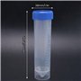 CAIONPLE 5PCS 50 ML centrifugeuse en Plastique Tube a essai Contenant Flacon autoportante Bouchon a vis