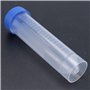 CAIONPLE 5PCS 50 ML centrifugeuse en Plastique Tube a essai Contenant Flacon autoportante Bouchon a vis
