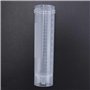 CAIONPLE 5PCS 50 ML centrifugeuse en Plastique Tube a essai Contenant Flacon autoportante Bouchon a vis