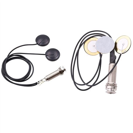 Pyugxab Microphone de contact piézoélectrique 3 micros transducteurs et 53