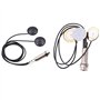Pyugxab Microphone de contact piézoélectrique 3 micros transducteurs et 53