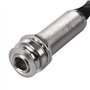 Pyugxab Microphone de contact piézoélectrique 3 micros transducteurs et 53,3 cm Longueur du câble 1/4" Prise de sortie 2 en 1 Di